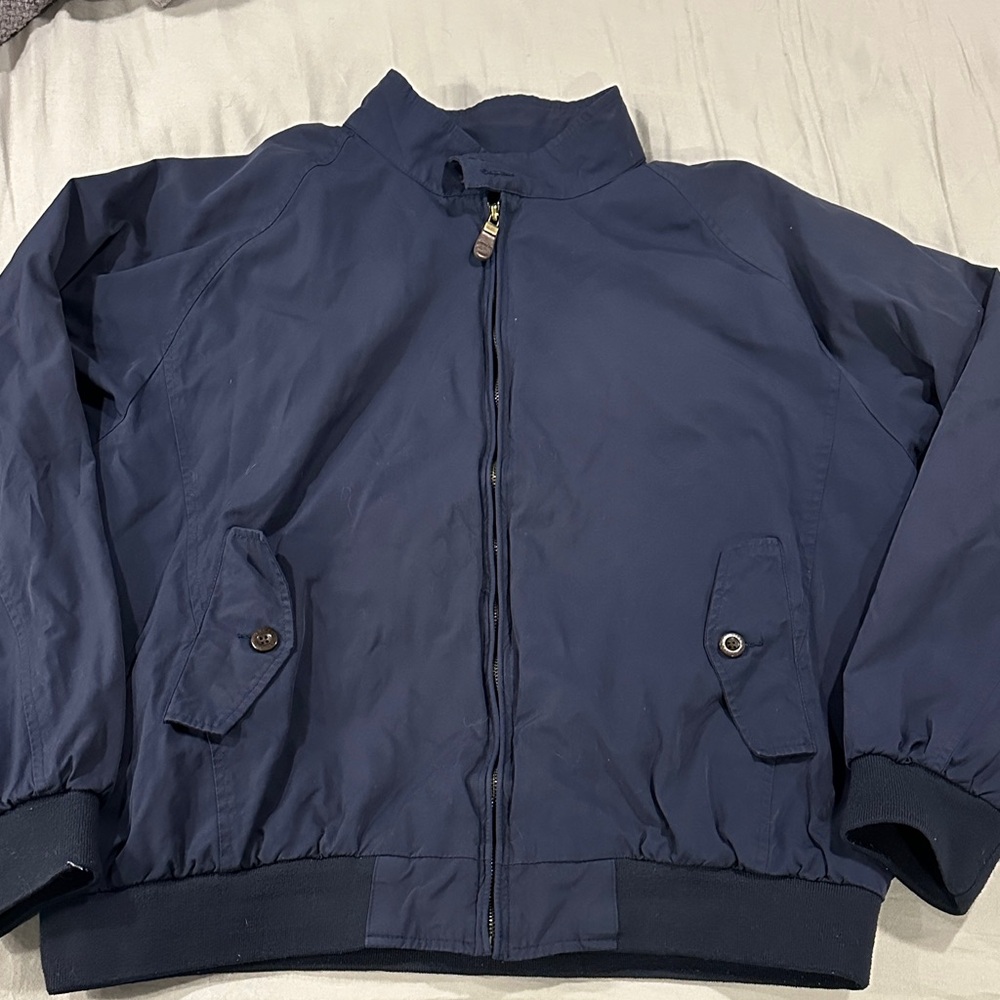 Orvis Men's Navy Windbreaker Jacket